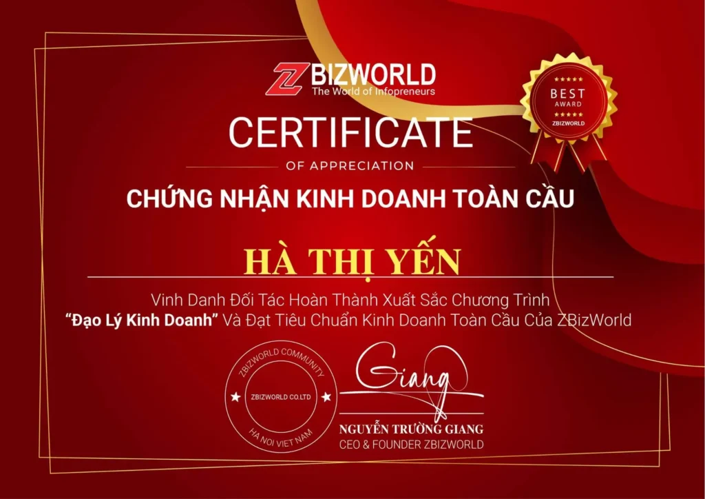 Đạo Lý Kinh Doanh